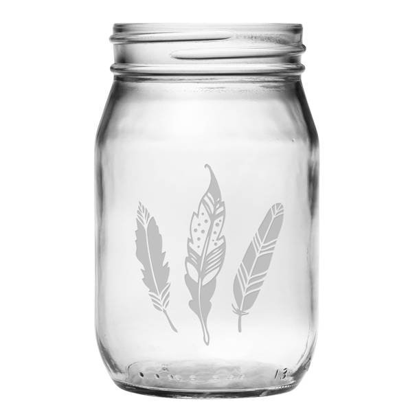 Susquehanna Glass 16oz. Glass Mason Jar Glassware Set Wayfair
